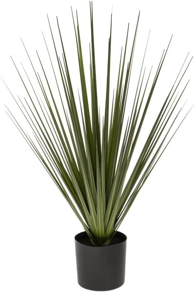 Boston International Artificial Ornamental Grass Home Dcor Faux Indoor House Plant in Plastic Pot, Large, Wild Grass Bunch