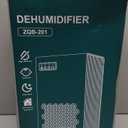 FancyBark Dehumidifiers for Home, 99oz Water Tank Dehumidifier for Bedroom Basement Bathroom RV with Auto Shut Off, Drain Hose, Sleep Mode, (White)