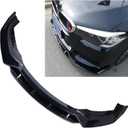 MUCO 4pcs Front Bumper Lips Kit for BMW 5-Series G30 2018-2023