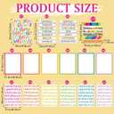 96 Pcs Science Fair Board Supplies Includes Self Adhesive Science Fair Project Titles Subtitles Presentation Bulletin Border Letter Stickers First Day of School Back Classroom(Lively Crumbs)