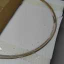 WINGBO 19.5 Inch Crystal Ceiling Light Fixture, 5-Light Raindrop Semi Flush Mount Chandelier, Modern Round Close to Ceiling Hanging Light for Living Room Dining Room Bedroom Hallway, Gold