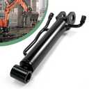 Mini Excavator Thumb Cylinder, Hydraulic Cylinder 25mm/0.98in, Compatible with Mini Excavator Attachment Below 3 Tons - Replace Small Digger Three Holes Hydraulic Thumb Clip Only