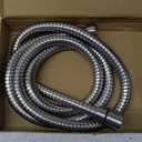 Shower Hose, 59 Inches Long Stainless Steel Handheld Shower Head Hose with Brass Insert and Nut - Durable and Flexible, Silver 