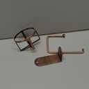 1Pcs Vintage Towel Ring with Candle Holder Vintage Bathroom Accessories with Holder Towel Hook Unique Antique Rustic Candle Holder Towel Holder Bathroom Wall Sturdy Towel Ring(Antique