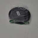 Silicone Bathroom Tray Round Vanity Tray Decorative Soap Holder Kitchen Countertop Organizer Coffee Table Decor for Candle, Perfume, Plant, 9 Inch, Black