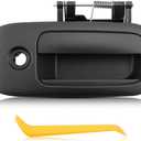 Rear Right Passenger Side Exterior Sliding Door Handle for Chevy Express & GMC Savana 1500/2500/3500 Vans 1996-2009 - Direct Fit Replaces OEM# 83373, 10359096 - Includes Trim Removal Tool
