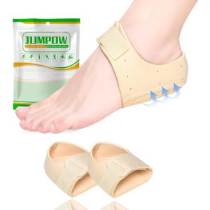 Heel Protectors, Heel Cups for Heel Pain, Heel Support, Thicken&Breathable, Idea for Plantar Fasciitis Relief, Bone Spur, Gel Heel Cups for Shoes, Silicone Heel Cushion for Men and Women-Beige
