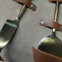 Cheese Knife Set for Charcuterie Board  3-Piece Gold Stainless Steel Cheese Knives with Leather Pouch  Elegant Charcuterie Tools, Utensils Set