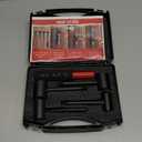 4 in 1 Door Hinge Adjustment Tool Upgraded,Hinge Gap Adjusting Wrench,Door Repair Kit for Residential and Commercial,Hinge Wrench Bender Set with Rubber Grip,Cabinet Alignment Fits 14mm-25mm Hinges