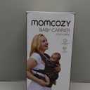 Momcozy Baby Carrier - Ergonomic, Cozy and Lightweight Carrier for 7-44lbs, Effortless to Put On, Ideal for Hands-Free Parenting, Enhanced Lumbar Support, Purehug for Infant to Toddler, Black