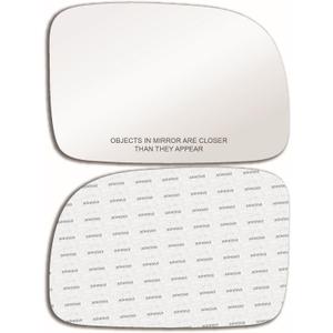 New Replacement Mirror Glass for 2007-2012 HYUNDAI SANTA FE Passenger Side View Right RH - Only fits mirrors without courtesy - turn signal light in housing.