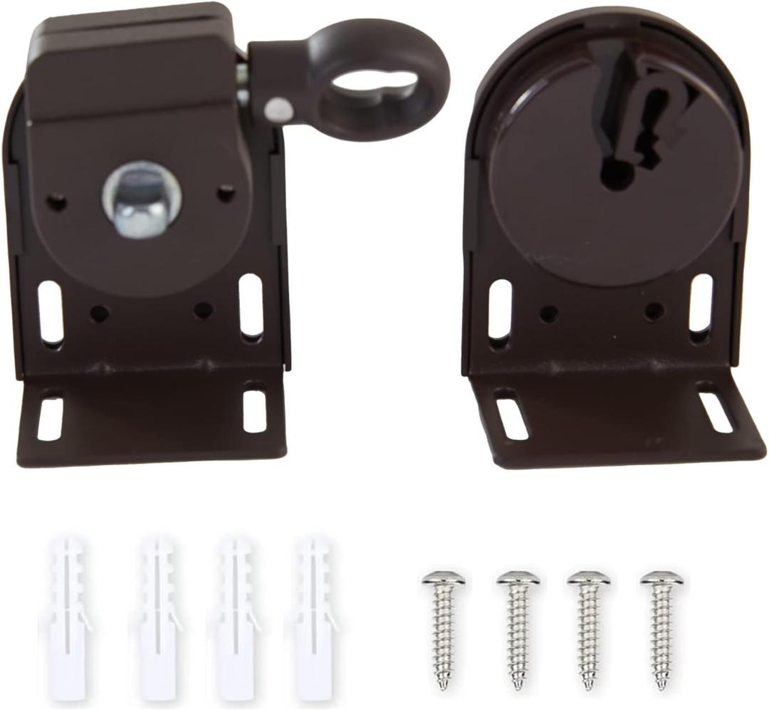 Roller Blind Installation Bracket, Replacement Parts for Sunshade, Cordless Crank kit, for Coolaroo External Sunshade, Outdoor Sunshade
