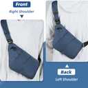 VADOO Sling Bag - Anti-theft Crossbody Shoulder Bag for Men and Women