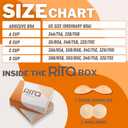 Rita Adhesive Bra Sticky Invisible Strapless Push-Up Silicone Bra for Backless Dress + Non-Adhesive Nipple Covers (Nude, D)