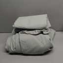 Bedsure Cotton Duvet Cover King - 100% Cotton Waffle Weave Sage Green Duvet Cover King Size, GentleSoft and Breathable Bedding Set for All Season, 3 Pieces, 104"x90"