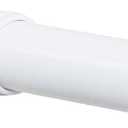 Zenna Home Tension Shower Curtain Rod, No Drill Adjustable Tension Curtain Rod for Bathroom, Rust Resistant, Easy Install Expandable Shower Curtain Rods,72Inches, White