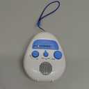 Shower Radio, Splash Proof AM FM Radio with Rotating Knob, Built in Speaker, Adjustable Volume, for Bathroom Outdoor Use