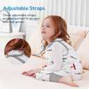 TotAha Toddler Sleep Sack with Feet 3t,TOG 0.5, Light and Soft Baby Wearable Blanket for Walkers, 2 Pack