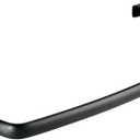 mDesign Steel Metal Wire Over Cabinet Towel Rack Storage Organizer - Hang on Cabinet or Door - Towel Bar Holder for Kitchen - Holds Hand Towels, Washcloths - Spira Collection, Matte Black