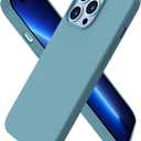 ORNARTO Compatible with iPhone 13 Pro Case 6.1, Slim Liquid Silicone 3 Layers Full Covered Soft Gel Rubber Case Cover 6.1 inch-Cactus