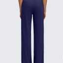 G4Free BareFeel High Stretch Wide Leg Pants for Women Soft Comfy Casual Yoga Pants with Pockets Petite/Regular/Tall (Black, XXL)