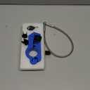 Motorcycle Locks, Brake & Helmet Lock Anti-Theft Grip Lock Combo for All Motorcycle Bike ATV Scooter with Handlebar Diameters Within 1.3-1.5 Inches (Blue)