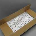 SPACELEAD Slim Storage Cart 4 Tier, Bathroom Organizer Rolling Utility, Mobile Shelving Unit Slide Out for Office, Kitchen, Laundry Room & Narrow Places, White