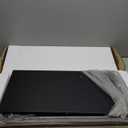 HDANI 3 Tier Metal Rolling Utility Cart,High Capacity Multi Purpose Heavy Duty Cart for Office,Kitchen,Living Room,Bedroom,Black (Large with Basket)