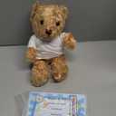 Blueweenly 20 Pcs 5 Set Graduation Make Your Own Stuffed Animal Teddy Bear Kit Including 5 9.84 Inches Velvet Animal with T Shirts and Markers for Graduates DIY Craft Gift(Khaki,Bear)