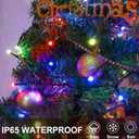 YOSION APP Control RGB LED Christmas Lights, Smart Fairy String Lights, Ideal for Xmas Tree, Wedding Garden, Home, Party, Halloween Festival Deco (200leds-66ft)