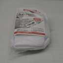 ZPECC Full Flat Sheet Only 4 Pack, Durable White Top Bed Sheets Hypoallergenic Soft Brushed Microfiber Color-Coded Hem Threads, 81"x96"