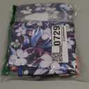 Adult Bibs - 3 Pcs Washable Clothing Protector with Crumb Catcher, Reusable Waterproof Large Feeding Adult Bib for Eating Flowers