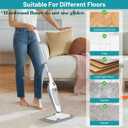 Steam Mop for Floor Cleaning, 12 in 1 Handheld Steam Cleaner for Home, Floor Steamer for Hardwood Windows Tile Laminate Shutter & Clothes with Attachments (grey)