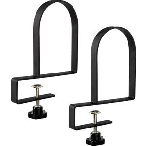 Bookends for Shelves - Heavy-Duty Adjustable Clamped Metal Book Ends Book Shelf Holders, Non-Skid Bookends Stoppers Supports