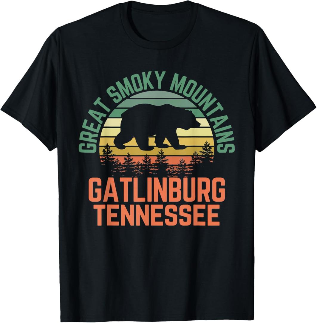 Gatlinburg Great Smoky Mountains National Park Tennessee T-Shirt, M 