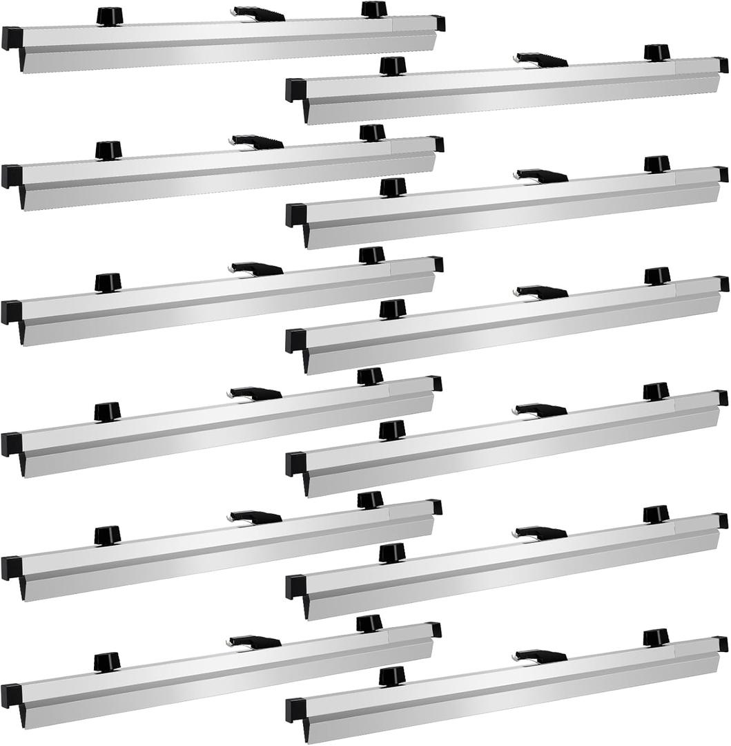 Blueprint Hanging Clamps 24 Inch 12Pack, Aluminum Blueprint Holder