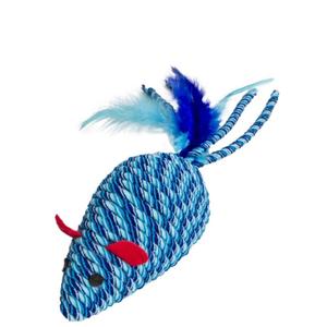 SPOT Ethical Pets 52074 Elasteeez Mouse/Feathers Pet Feather Toys
