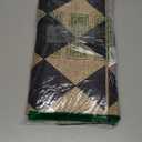 Lahome Colette Checkered Easy Jute Kitchen Rug, 2x3 Front Door Mat Non Slip Washable Neutral Area Rug, Farmhouse Diamond Non Shedding Low Pile Floor Carpet for Entryway Porch Doorway (Black/Checkerboard -2)