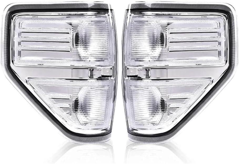G-PLUS Tail Lights Compatible with Ford F150 2009 2010 2011 2012 2013 2014, FO2819148 Clear Lens Luces Traseras, Faros Traseros Left & Right Rear Lights Luces Traseras Faros Traseros Assembly