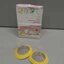 Nenesupply 19mm Oval Flanges Compatible with Medela Breast Pump Parts Replace 19mm Medela Flange Accessories. Work with Pump in Style Parts Symphony Parts Swing Maxi Harmony and Personalfit Flex