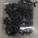 DYSHIPEN 16 Pcs Gift Bows,Bows for Gift Wrapping and Presents,2 Crimped Curling Ribbons,2 Curly Bows,Christmas Bows,for Parties, Birthdays, Weddings. (Black, 3.5in+2.5in)