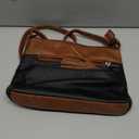 MASINTOR Crossbody Bags for Women, Lightweight Medium Crossbody Purse, Soft Leather Women's Shoulder Handbags with Tassel | Lightweight, Medium, Soft Leather, Women's, with Tassel, Lightweight (Black Brown)