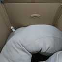 Plufl Hugl Cooling Body Pillow for Adults Made with Memory Foam | U Shaped Maternity Pillows Great for Side Sleepers & Pregnant Women | Washable Cover | Grey