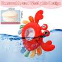 2 x Crawling Crab Baby Toys 6-12 Months - Projection Musical Toys for Babies 0-6 6-12 Months Infant Tummy Time Toys to Sleep Aid Soothers Baby Toys 3 4 5 6 7 8 9 10 11 12 Months Girls Boys Birthday Gifts