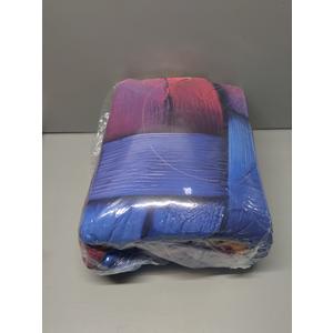 Herside Geometry Rectangle Tie-dye Comforter Set Queen Size Bed in A Bag,Rainbow Bedding Set with Colourful Honeycomb Grid Comforter Set,8 PCS Modern Bedding with Sheet Soft Fluffy Cozy for All Season