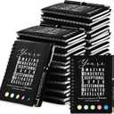 Jetec 25 Sets Team Employee Appreciation Gifts Bulk Office Business Inspirational Team Together Spiral Notebooks with Ballpoint Pens Thank You Team Gifts for Boss Coworker (Black,You Are)