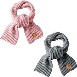 Kids Scarf Winter Neck Warmer Toddler Neck Scarf Girls Thick Scarves Boys Warm Neck Warp 2-12 Years