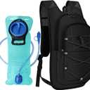 MIYCOO Hydration Backpack - Lightweight Hiking Water Backpack with 2L Water Bladder, Running Hydration Vest Backpack for Men Women, Hydration Pack for Hiking, Cycling, Climbing