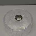 Apothecary Jar with Lid Embossed Plastic Candy Cookie Bowl with Lid Decorative Jewelry Organizer Box for Home Party