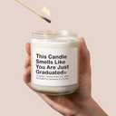 Graduation Gifts for Her, Him, 9oz Aromatherapy Lavender Scented Soy Wax Candle, Funny College, 2026 Graduation Gifts for Masters Degree, PhD, High School, Nurse, Law School, Grad Candle